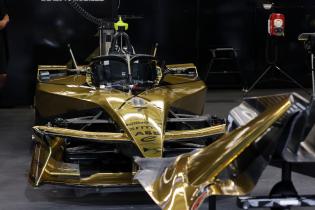 Maximilian Günthers DS Penske in goldener Livery in der Box, FIA Formel E Weltmeisterschaft, Saison 12, London E- Prix, 13.08.2026,
3N2A3675Kopie.jpg