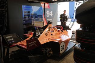Pascal Wehrlein (GER) sitzt im Porsche 99x Electric #94 im Pascal Wehrlein (GER) sitzt im Porsche 99x Electric #94 im